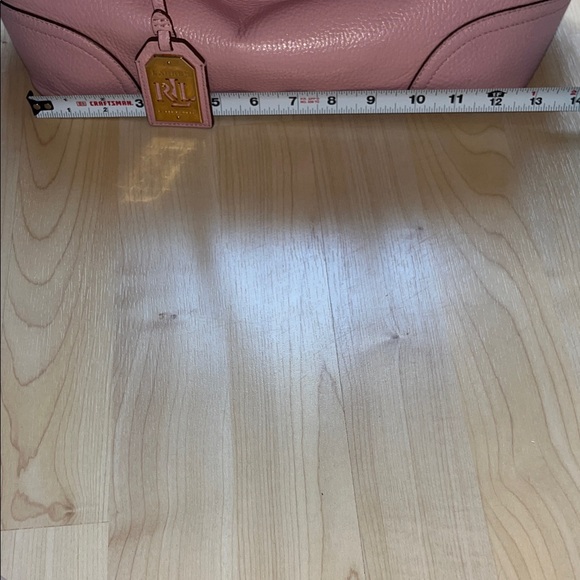 Ralph Lauren Pink Leather Tote - Picture 8 of 9